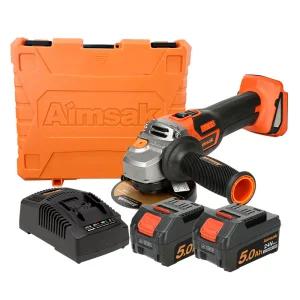 아임삭 BL22G805-2B 충전 그라인더 24V MAX 5.0Ah 배터리 2개 세트