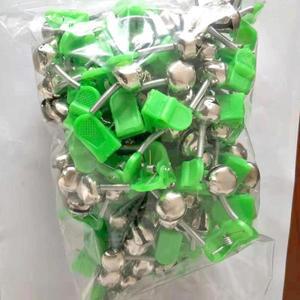 10 Pcs 낚시 액세서리 플라스틱 클립 물고기 종 특별 더블 링 알람 벨