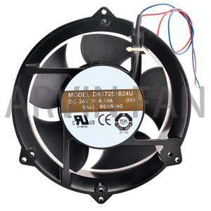 더블 볼 베어링 캐비닛 금속 냉각 FAN DA17251B24U 17cm 170mm 17251 172x172x51mm 24V 4.14A