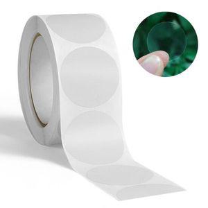 투명 청첩장 원형 포장 스티커 롤 25mm 500매