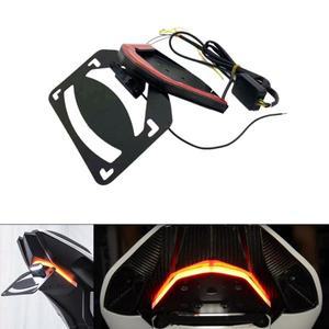 숏 라이센스 후면 번호판 마운트 거치대 및 플레이트 LED 라이트 BMW 호환 S1000RR RR S