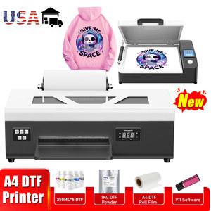 포토 프린터 인치 A4 DTF 번들 L805 오븐이 있는 필름 인쇄기 A4에 직접 연결 셔츠 직물 후드용