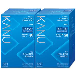 카누 미니 아이스 블렌드 아메리카노 120Tx2개