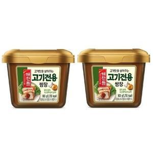 [JH23R0Q1_52ER]쌈장 해찬들 고기전용 x 양념 소스 900g 2