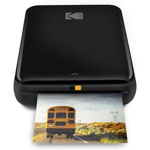 코닥 KODAK Step 무선 모바일 포토 미니 컬러 프린터 iOS 및 안드로이드 NFC 블루투스 장치 호환 블랙 2x3