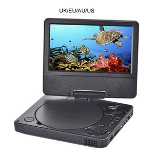 DVD 플레이어 블루레이 휴대용 무선 블루투스 디지털 LCD 스크린 지지대 180 수평 회전 90 플립 EU UK US AU 플러그