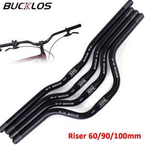 BUCKLOS 산악 자전거 핸들 바, 25.4 31.8mm 핸들 바, 하이 라이즈 BMX 90mm 라이저 바, 620mm, 720mm, 780m