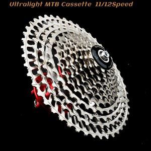 SUNSHINE 초경량 MTB 카세트 CNC 10/11/12속도 46 52T HG 프리휠 SHIMANO DEORE SLX XT SRAM 변속기