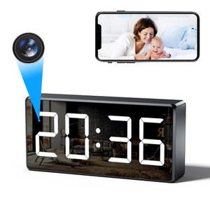 홈캠 CCTV 1080P HD WIFI 시계 카메라 166도 마이크로 CamIR 야경 알람 캠코더 디지털 비디오 미니 DVR Oculta 소형