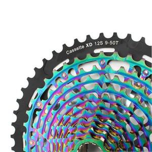 SUNSHINE-SZ XD 산악 자전거 프리휠 카세트  SRAM용  11S  12S 체인 스프로킷  초경량 레인보우 9-50T MTB