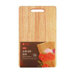 주방도마 고무나무 도마 소 345x210x15mm 원목도마