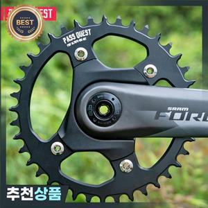 패스 퀘스트 체인링 기어 SRAM AXS FROCE 107BCD 포지티브 톱니 이글 전기 가변 로드 바이크에 적합