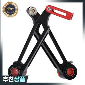 2pcs 접이식 자전거 V 브레이크 Longarm 짧은 412 406 클램프 풀 메탈 패드 사이클링 부품