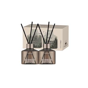쿤달 시그니처 퍼퓸 디퓨저 세트 포레스트우드 (본품, 200ml, 2개+섬유스틱, 10P)