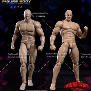 VTOYS BMS 1/12 남성 군인 제로 슈퍼 플렉시블 근육 바디 액션 피규어 인형 페인팅 연습 모델 6 인치
