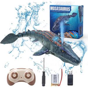 4G 원격 제어 공룡 아이 Mosasaurus 다이빙 장난감 Rc 보트 수영장에 야외 어린이위한 욕실 목욕