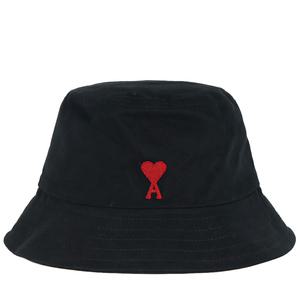 아미 25SS 하트로고 버킷햇 블랙 UHA246 AW0041 001