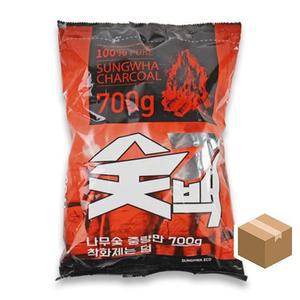 [RG54P9T5]성화숯 700gx16개 BOX 캠핑 그릴 바베큐 불멍