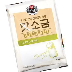 맛소금 백설 1K X10 업소용