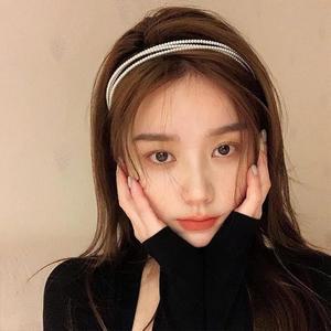 [XBK8H50N_48]헤어 진주 헤어밴드 머리띠 헤어끈 머리밴드