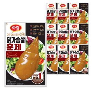 하림 닭가슴살 훈제맛 100g 20봉