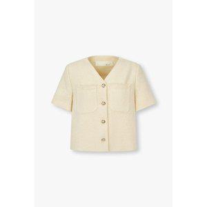 GCUT [지컷25S/S]아웃 포켓 브이넥 트위드 자켓(7255210102)676517