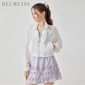 [블루레이스] 프릴 포인트 시스루 집업 점퍼_B5M1JP1431