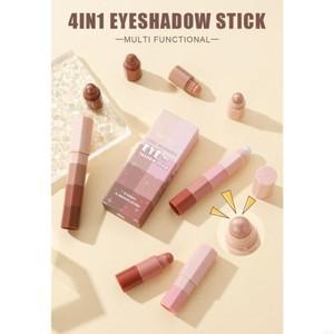 831e 2pcs 4 in 1 아이 섀도우 크레용 반짝이 고리 스틱 메이크업 연필