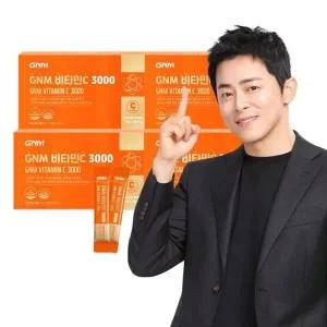 [GNM자연의품격][총 12개월분] GNM 고함량 비타민C 3000 90포 X 4박스 / 항산화 기능성 ...