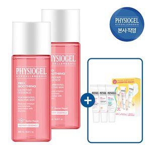 [신제품] 피지오겔레드수딩 AI 리페어에센스200ml*2개+썬3종키트