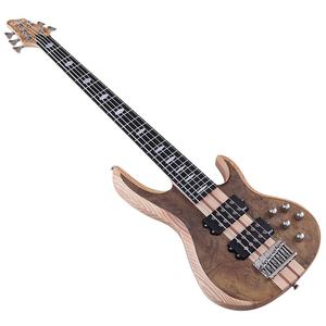 카본기타 Tree Burl Top Active 5 현 일렉트릭베이스 기타 43 인치베이스 라 캐나다 메이플 넥 솔리드 애쉬