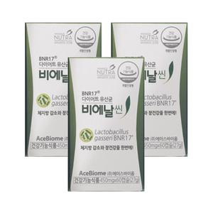 다이어트 유산균 비에날씬 450mg x 60캡슐_3개 [디카라이프]