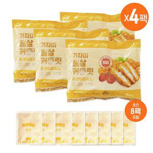 [프리미어][2+2] 가자미 통살 커틀릿 (생선까스) + 레몬마요소스 300g×4개입 (총1.2kg)