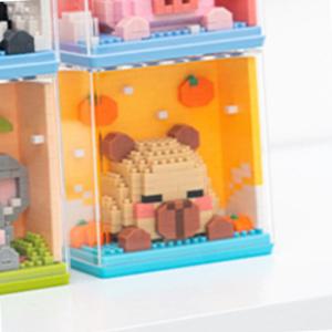 카피바라블럭 액자형 동물나노블럭 333pcs 카피바라만들기 유치원미술 아기