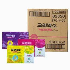 크리넥스 아로마 티슈 손수건 10매 6개입 24팩 