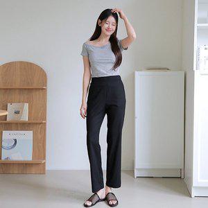 [르포엠][최초가 79,900원][르포엠]프렌치린넨 블렌드 보네르 스트레이트 팬츠 3종세트