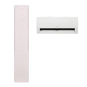 [하이마트] LG 오브제 휘센뷰2 (일반배관) 2in1에어컨 FQ18FU1BB2 (냉방58.5㎡＋18.7㎡) 실외기포함 [전국