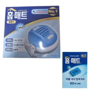 [홈매트] 코드롤러 훈증 살충기 + 매트형 리필 90-매