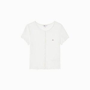 타미진반팔티 KQJ T32F1TTO15TWT2YBL 립 버튼 탑