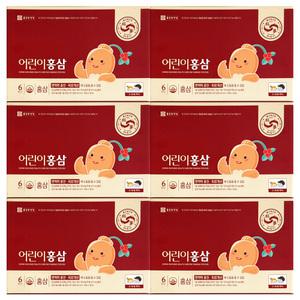 종근당건강 어린이홍삼 20ml x 30포 6개 / 써클