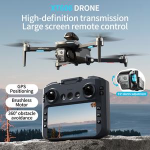 취미 샤오미 신형 XT606 GPS 드론 8K HD 전문가용 듀얼 카메라 5G WIFI FPV 장애물 회피 브러시리스 RC 쿼