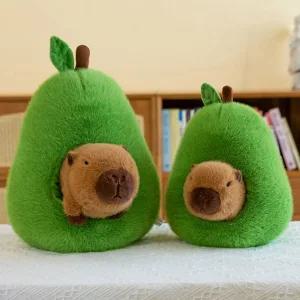 아보카도 카피바라 인형 애착 쓸데없는 킹받는 선물 재밌는 동물 귀여운