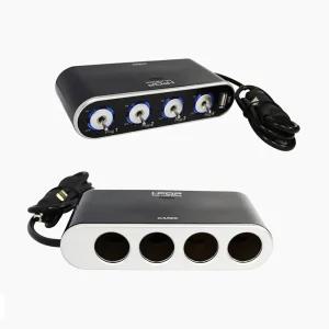 카렉스 아이팝 스위치 USB 4구소켓 멀티소캣 시가잭거잭 가잭 USB거 USB가 급속충전기 차량용거 고속 충전
