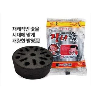 번개탄 장터숯 10개 캠핑 펜션 바비큐 불멍 재료