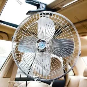차량용 선풍기 에코클립카팬 집게형 10인치12V 24V 해외 