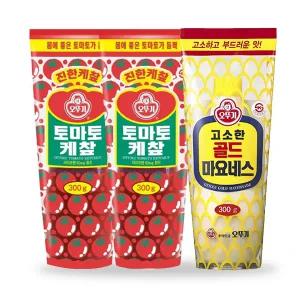 오뚜기 토마토 케찹 300g 2개 + 마요네즈 300g 1개