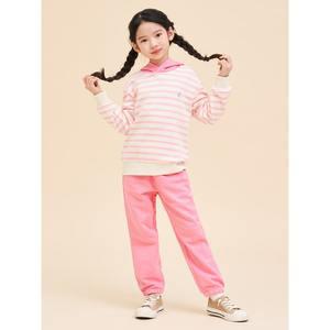 [BEANPOLE KIDS] 스트라이프 후드 스 세트 라이트 핑크 (BI4141U03Y)
