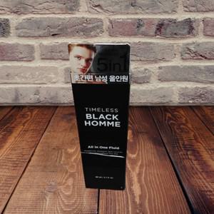 SNP 타임리스 블랙옴므 80ML 올인원 크림 플루이드 남성 에센스 관리 포맨 스킨케어