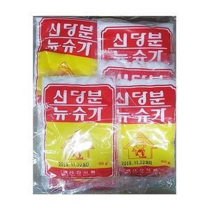 [JHN5P239_52ED]신진 뉴슈가 가루 밀가루 전분 60g)X10