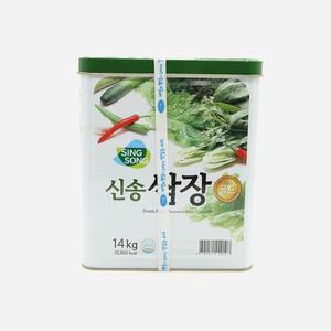 [JHQSDM57_52ER]신송 대용량 쌈장 골드 말통 14kg